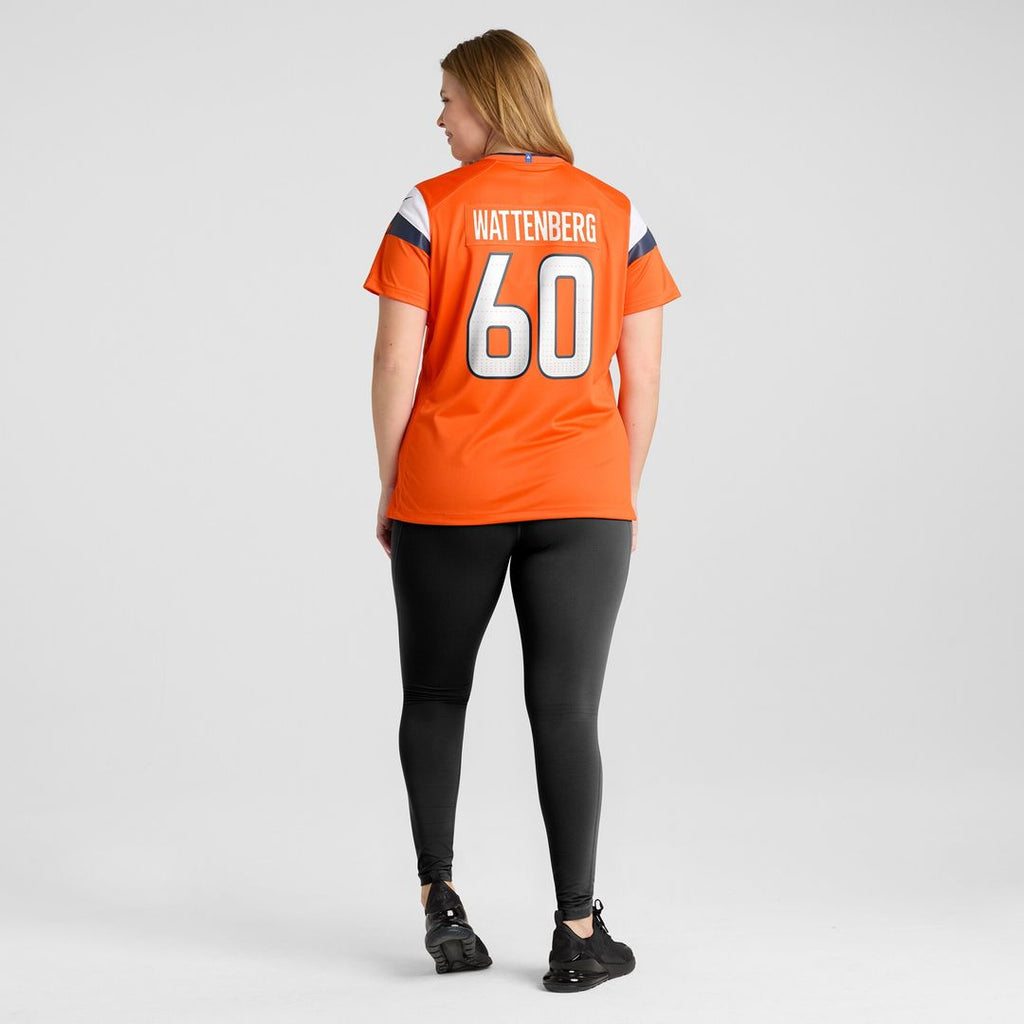Luke Wattenberg Denver Broncos Nike Women's Team Game Jersey -  Orange