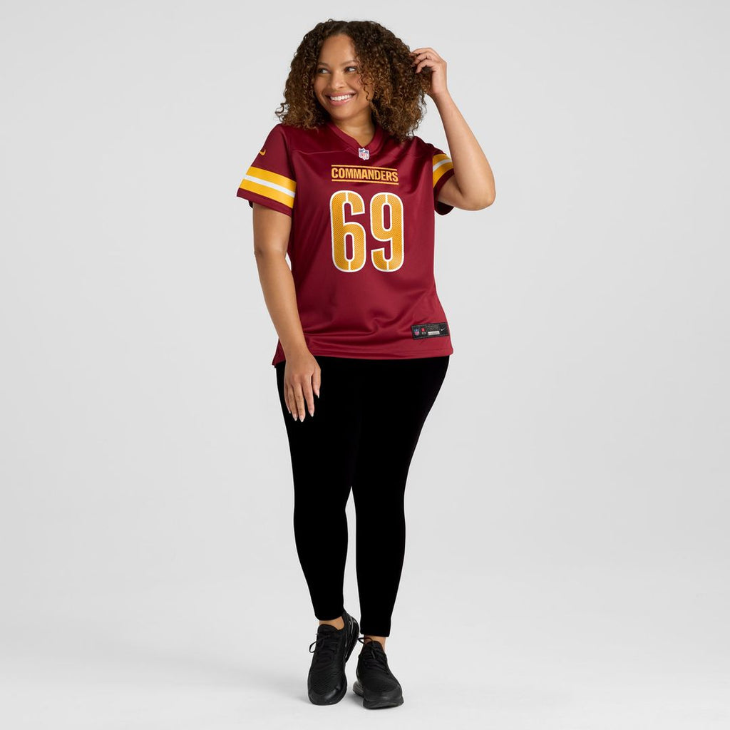 Tyler Ott Washington Commanders Nike Women's Team Game Jersey -  Burgundy