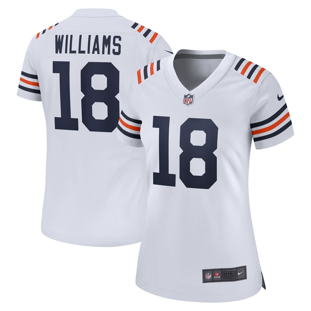 Caleb Williams Chicago Bears Nike Women's  2nd Alternate Game Player Jersey - White