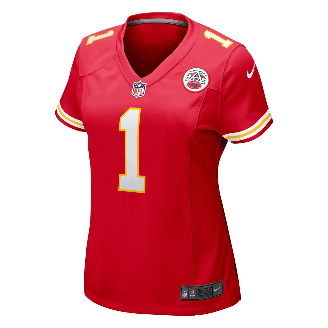 Number 1 Bride Kansas City Chiefs Nike Women's Game Jersey - Red