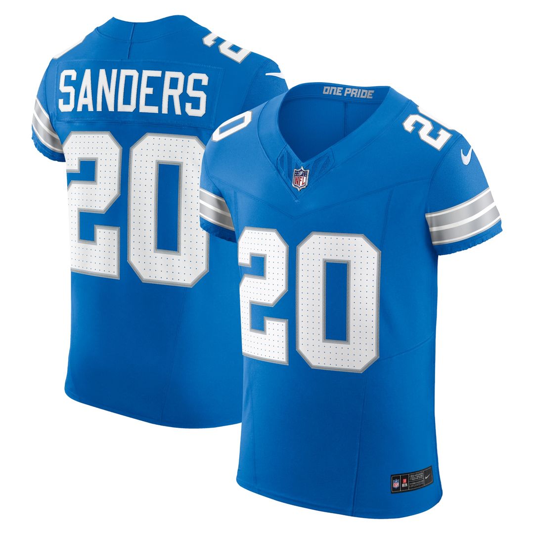 Barry Sanders Detroit Lions Nike  Vapor F.U.S.E. Elite Jersey - Blue