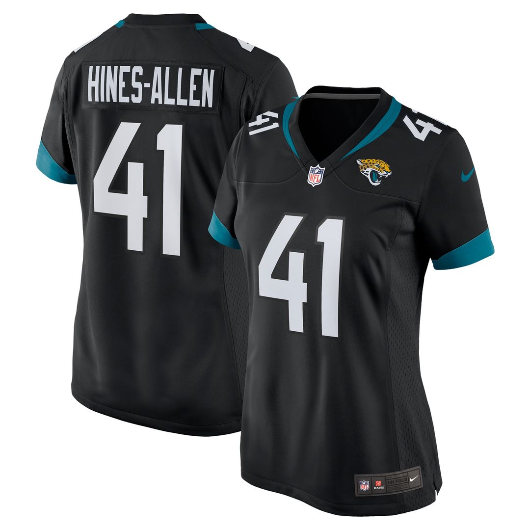 Josh Hines-Allen Jacksonville Jaguars Nike Women's Alternate Player Game Jersey - Black