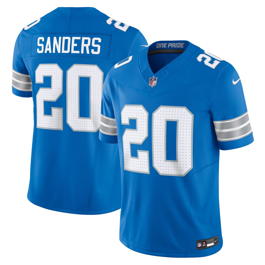 Barry Sanders Detroit Lions Nike Vapor F.U.S.E. Limited Jersey - Blue