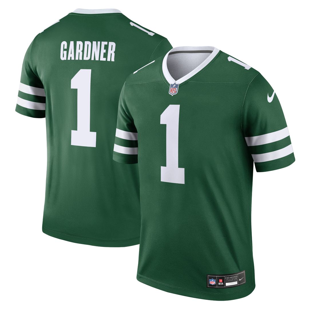 Ahmad Sauce Gardner New York Jets Nike Legend Player Performance Top - Black
