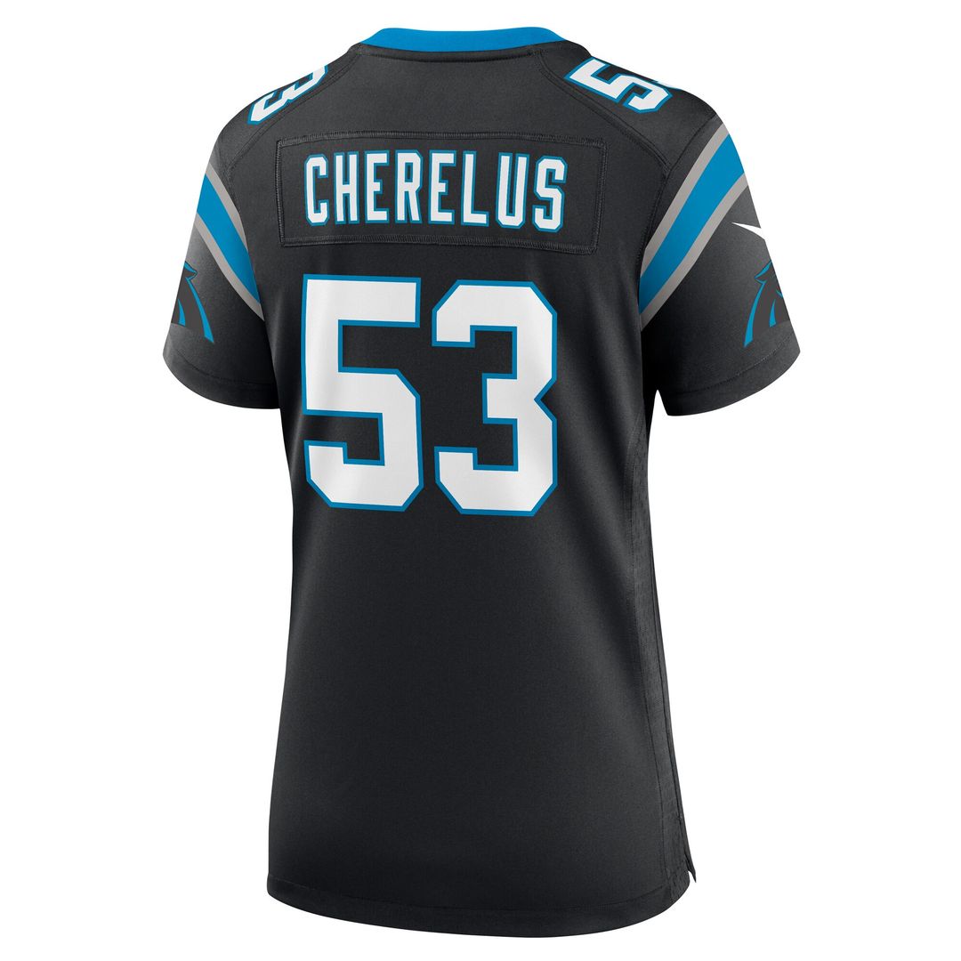 Claudin Cherelus Carolina Panthers Nike Women's Team Game Jersey -  Black