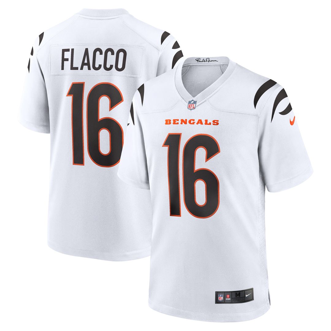 Joe Flacco Cincinnati Bengals Nike Game Jersey -  White