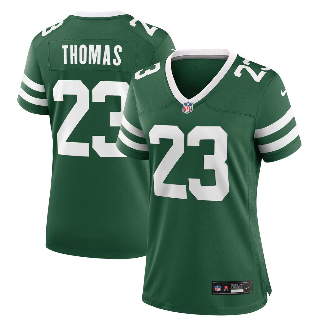 Azareye'h Thomas New York Jets Nike Women's Team Game Jersey - Legacy Green