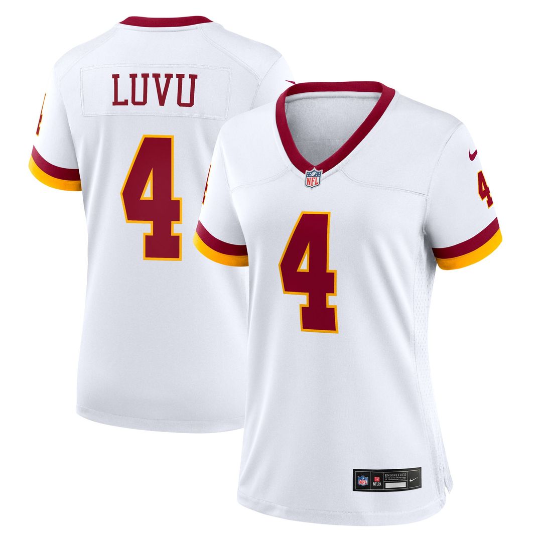 Frankie Luvu Washington Commanders Nike Women's Game Super Bowl Era Jersey - White