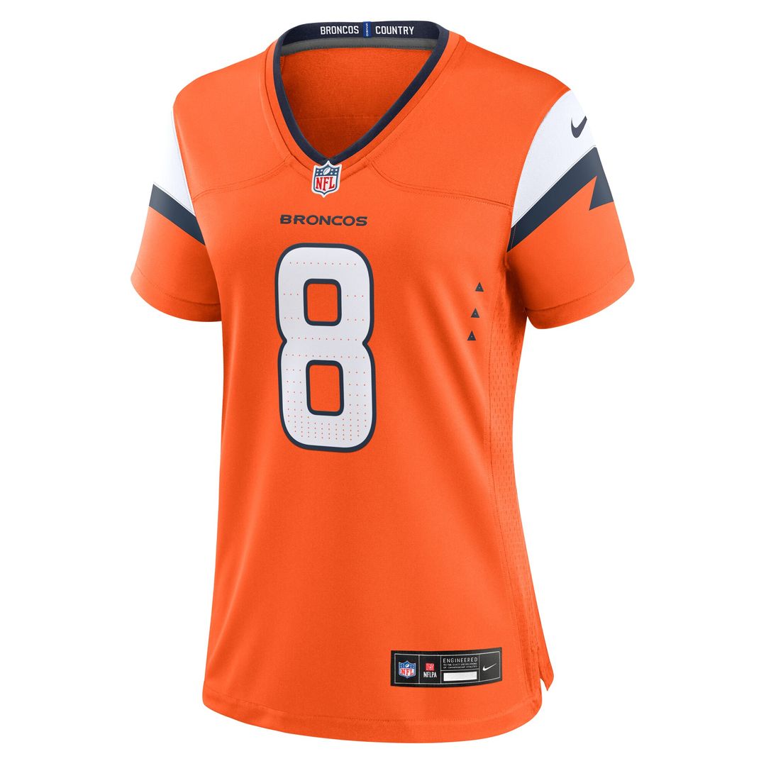 Jarrett Stidham Denver Broncos Nike Women's Team Game Jersey -  Orange