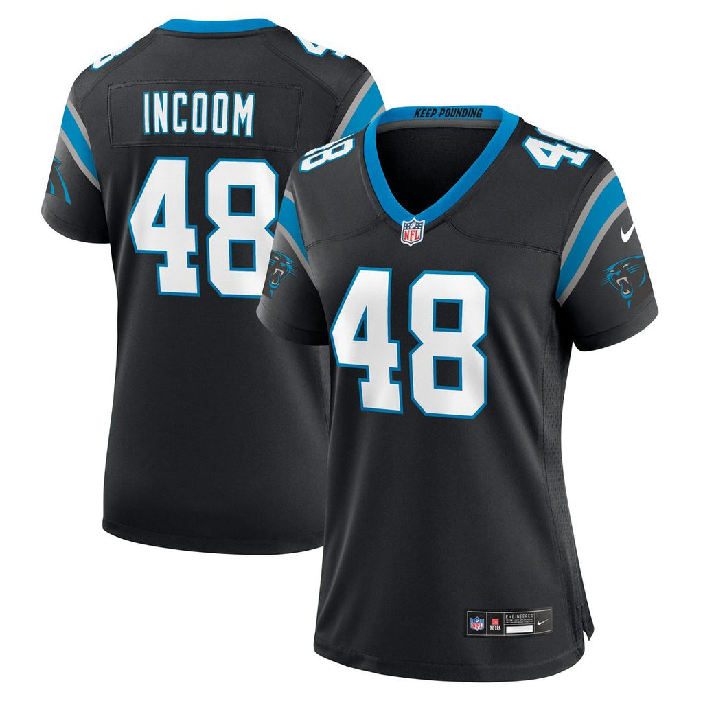 Thomas Incoom Carolina Panthers Nike Women's Team Game Jersey -  Black