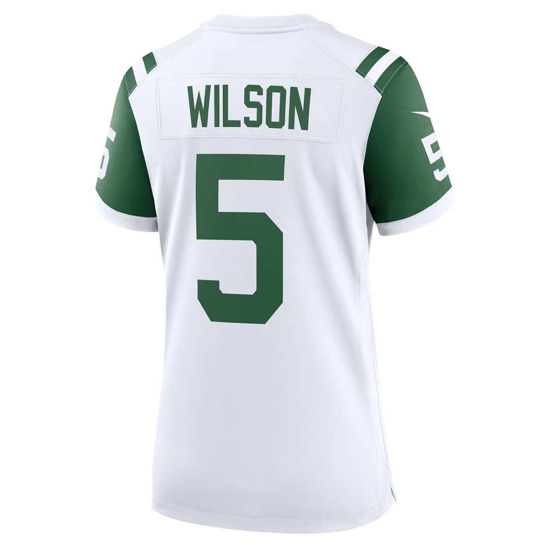 Garrett Wilson New York Jets Nike Women's Classic Alternate Game Jersey - White