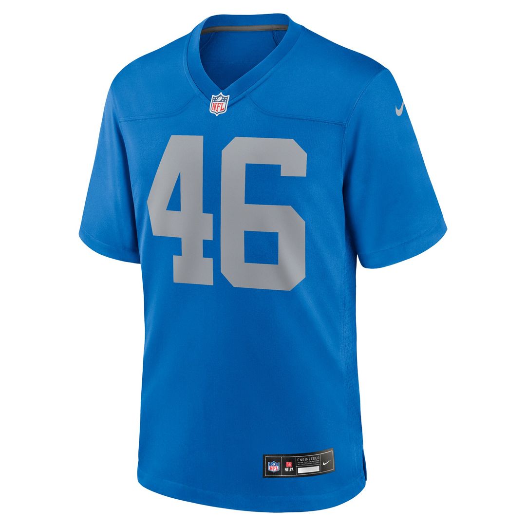 Jack Campbell Detroit Lions Nike Alternate Game Jersey -  Blue