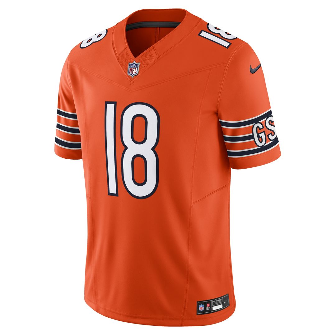 Caleb Williams Chicago Bears Nike Vapor F.U.S.E. Limited Jersey - Orange