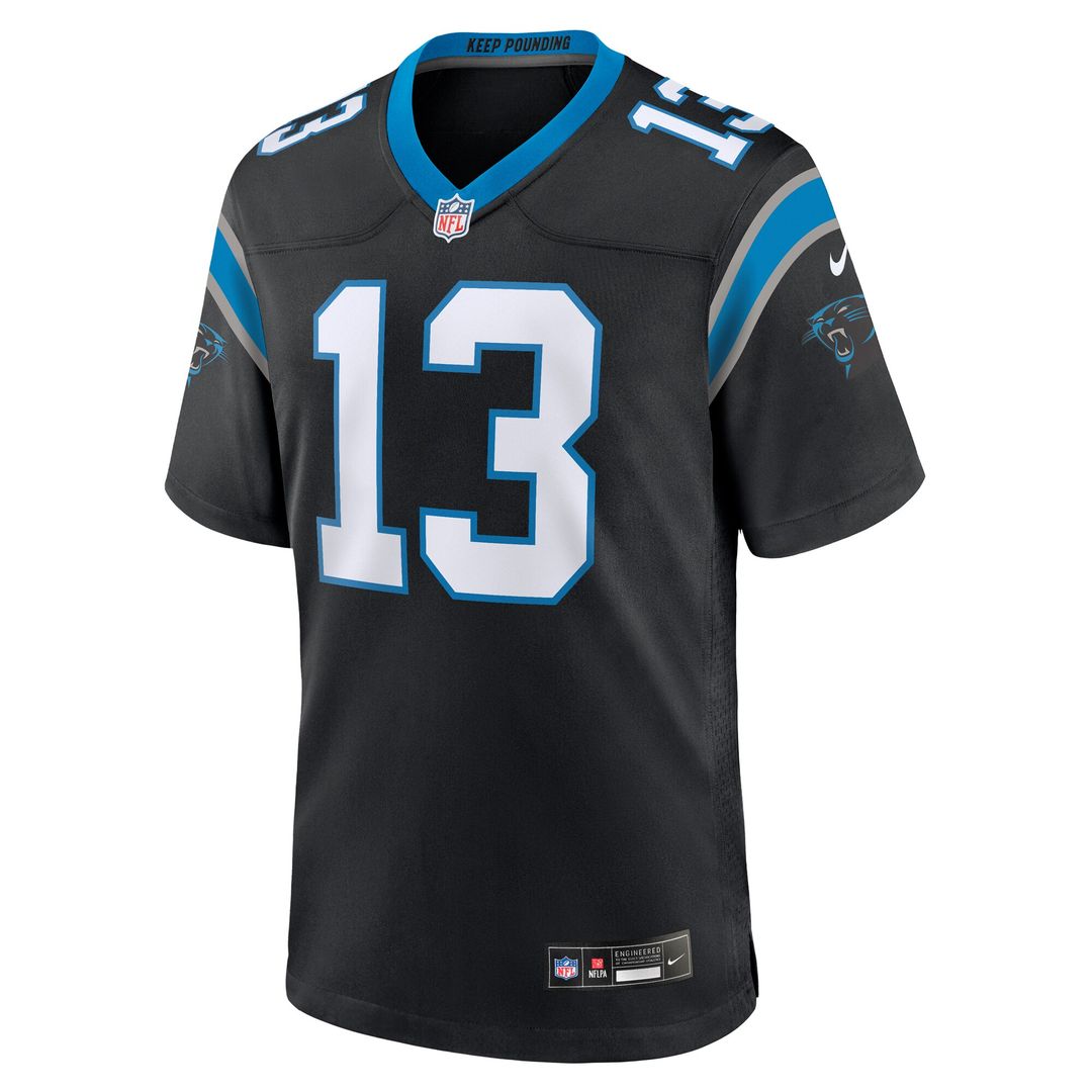 Hunter Renfrow Carolina Panthers Nike Team Game Jersey -  Black