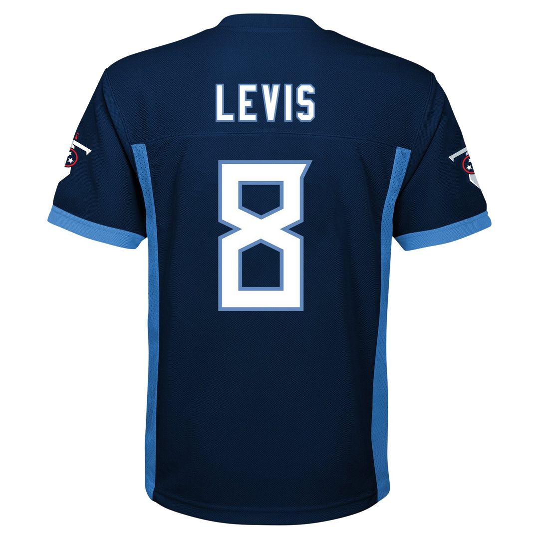 Will Levis Tennessee Titans Youth Replica Player Jersey - Navy