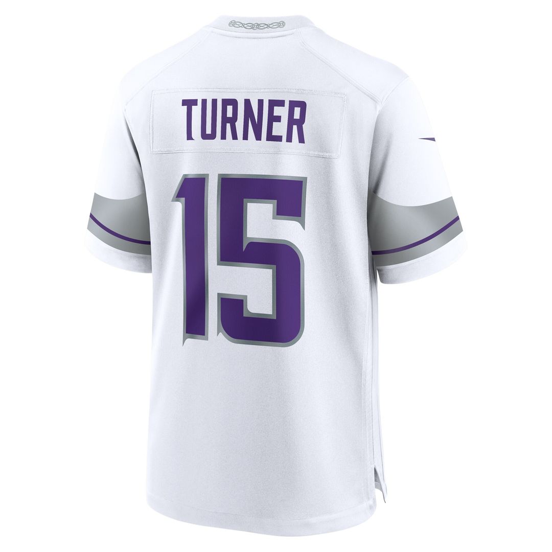 Dallas Turner Minnesota Vikings Nike Alternate Game Jersey - White
