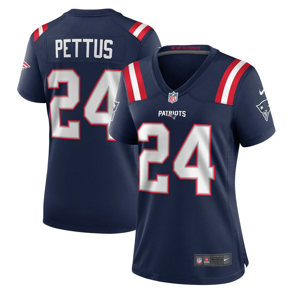 Dell Pettus New England Patriots Nike Women's Game Jersey - Navy