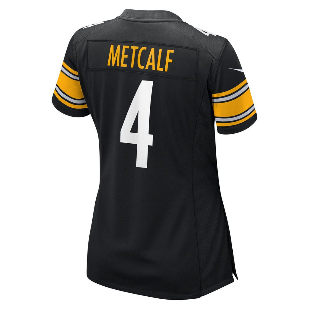 DK Metcalf Pittsburgh Steelers Nike Women's Team Game Jersey -  Black