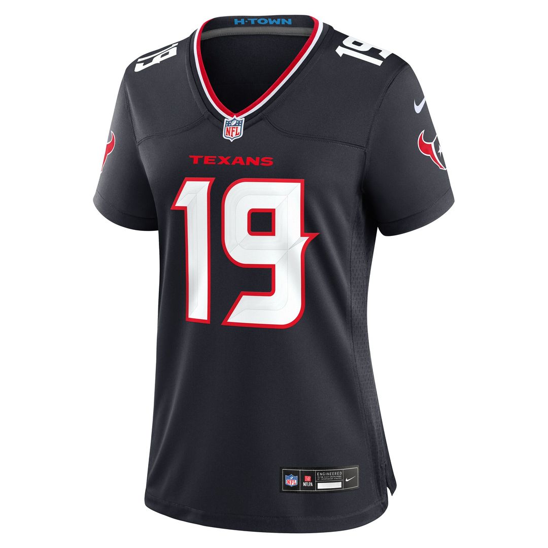 Xavier Hutchinson Houston Texans Nike Women's Team Game Jersey -  Navy