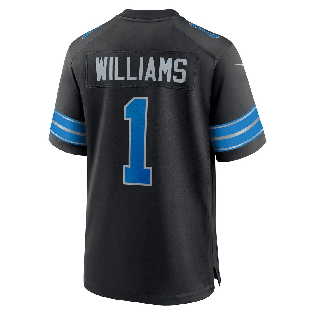Jameson Williams Detroit Lions Nike Alternate Game Player Jersey - Black
