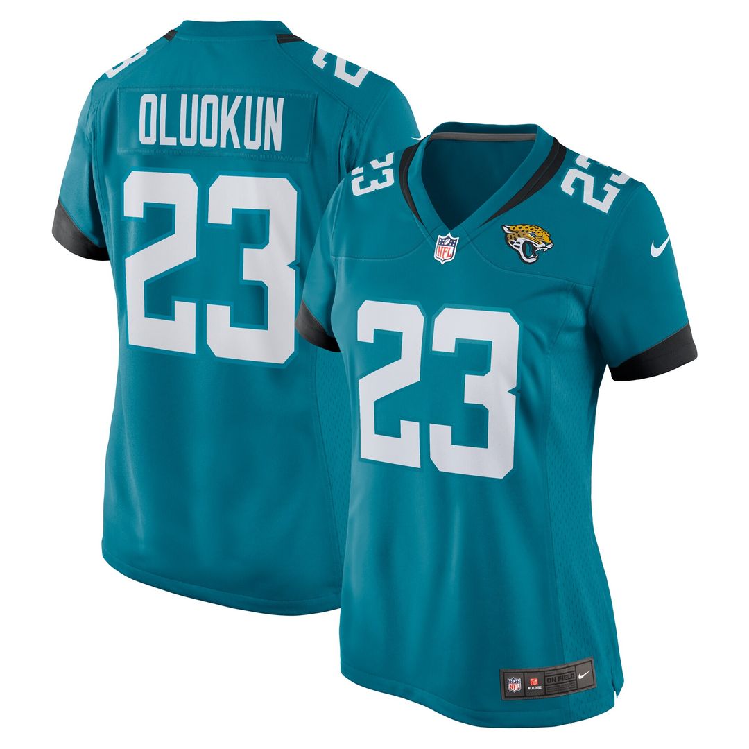 Foyesade Oluokun Jacksonville Jaguars Nike Women's Game Player Jersey - Teal