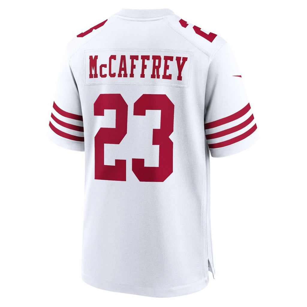 Christian McCaffrey San Francisco 49ers Nike Game Player Jersey - White