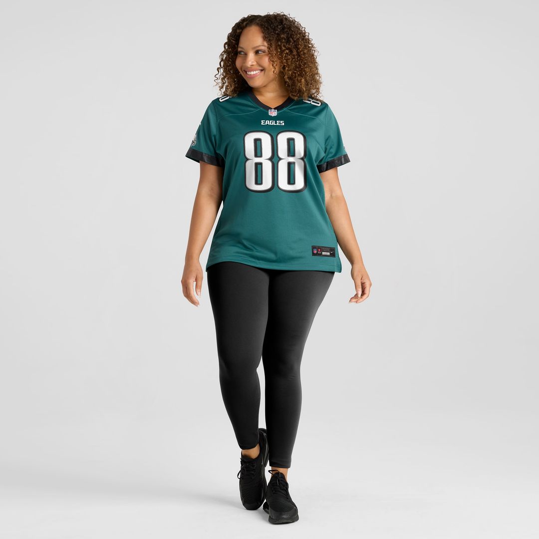 Dallas Goedert Philadelphia Eagles Nike Women's Team Game Jersey - Midnight Green