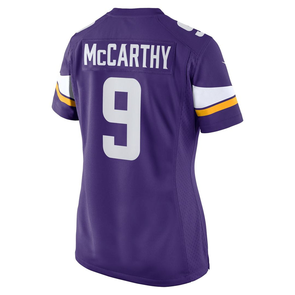 J.J. McCarthy Minnesota Vikings Nike Women's  Player Game Jersey - Purple