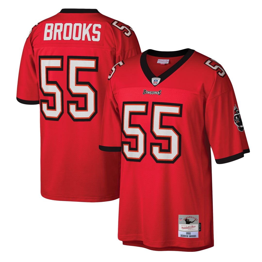 Derrick Brooks Tampa Bay Buccaneers Mitchell & Ness Legacy Replica Jersey - Red