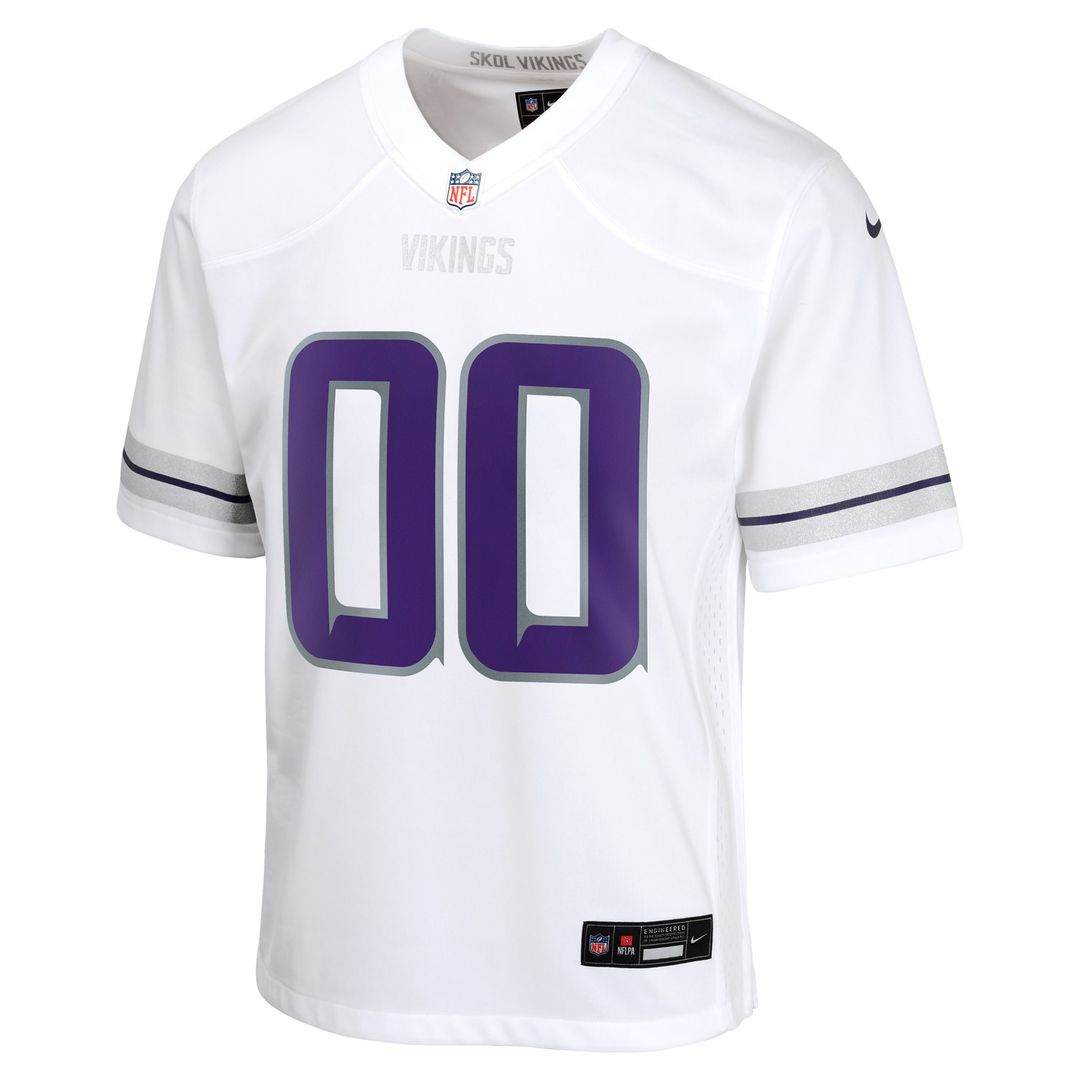 Minnesota Vikings Nike Youth Alternate Custom Game Jersey - White