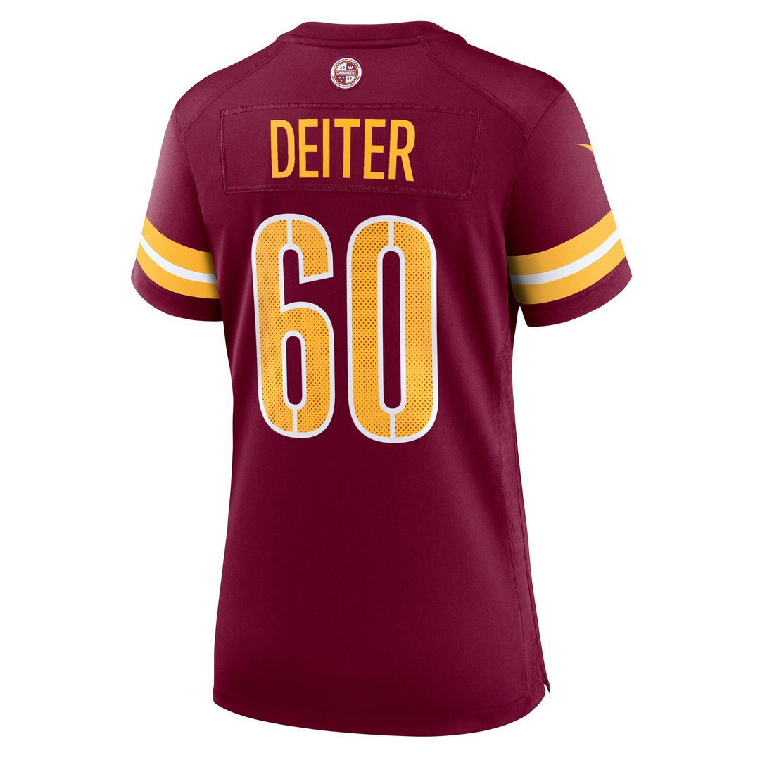 Michael Deiter Washington Commanders Nike Women's Team Game Jersey -  Burgundy